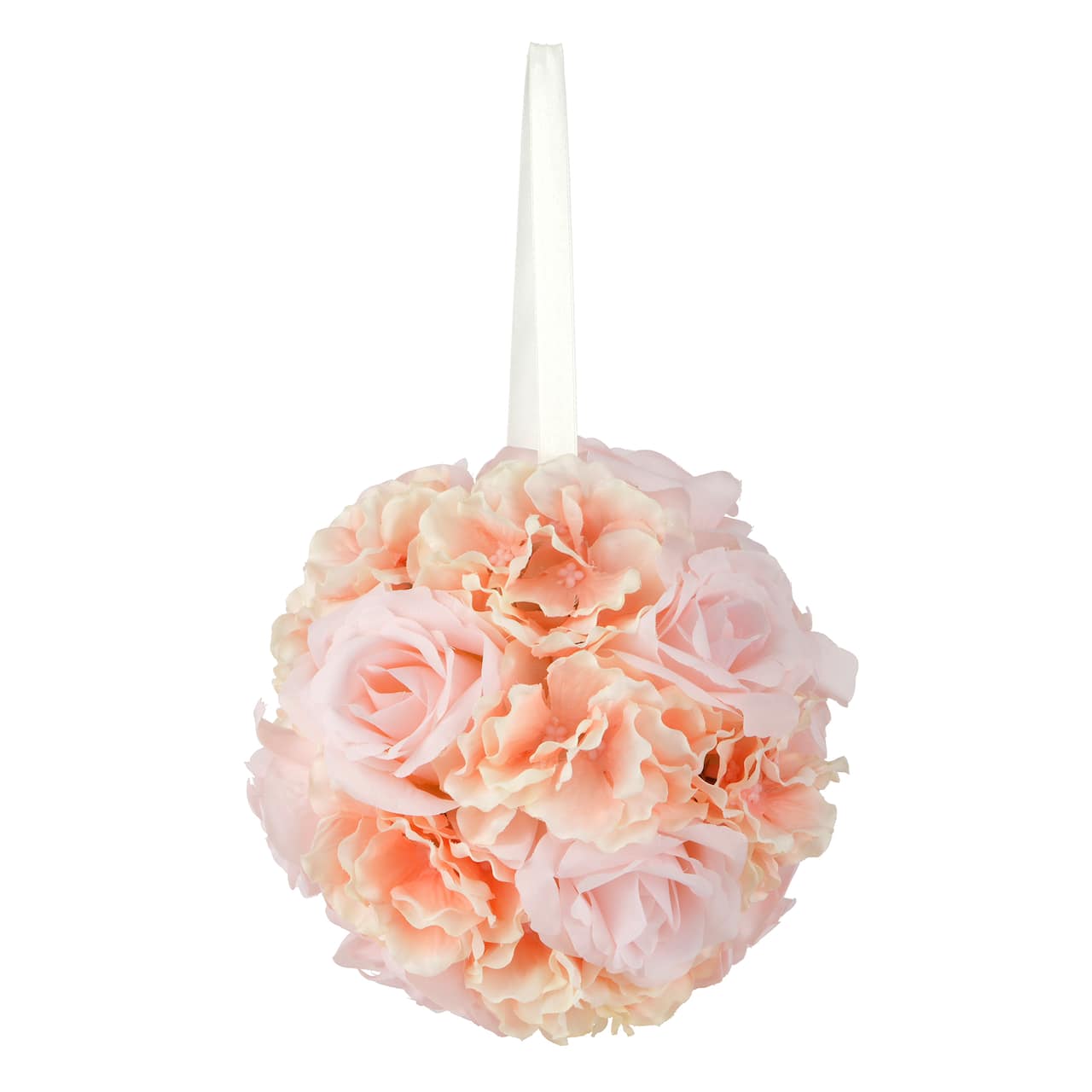 Boule de roses rosées de 20,3 cm d'Ashland